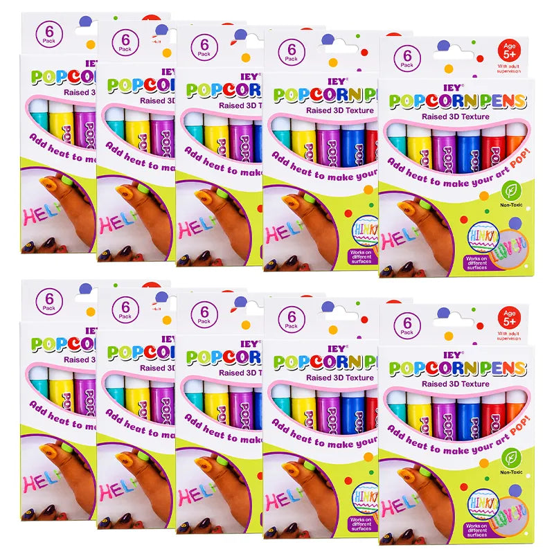 Magic 3D Popcorn Pens 🪄 Watch Their Drawings POP! (The Perfect Screen-Free Gift)