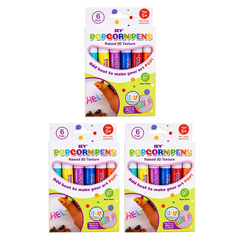 Magic 3D Popcorn Pens 🪄 Watch Their Drawings POP! (The Perfect Screen-Free Gift)