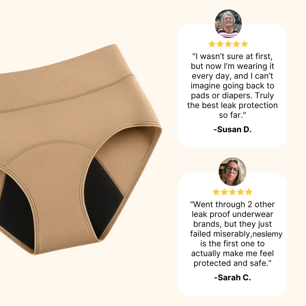 NESLEMY™  100% Leak-Proof Underwear 4-pack