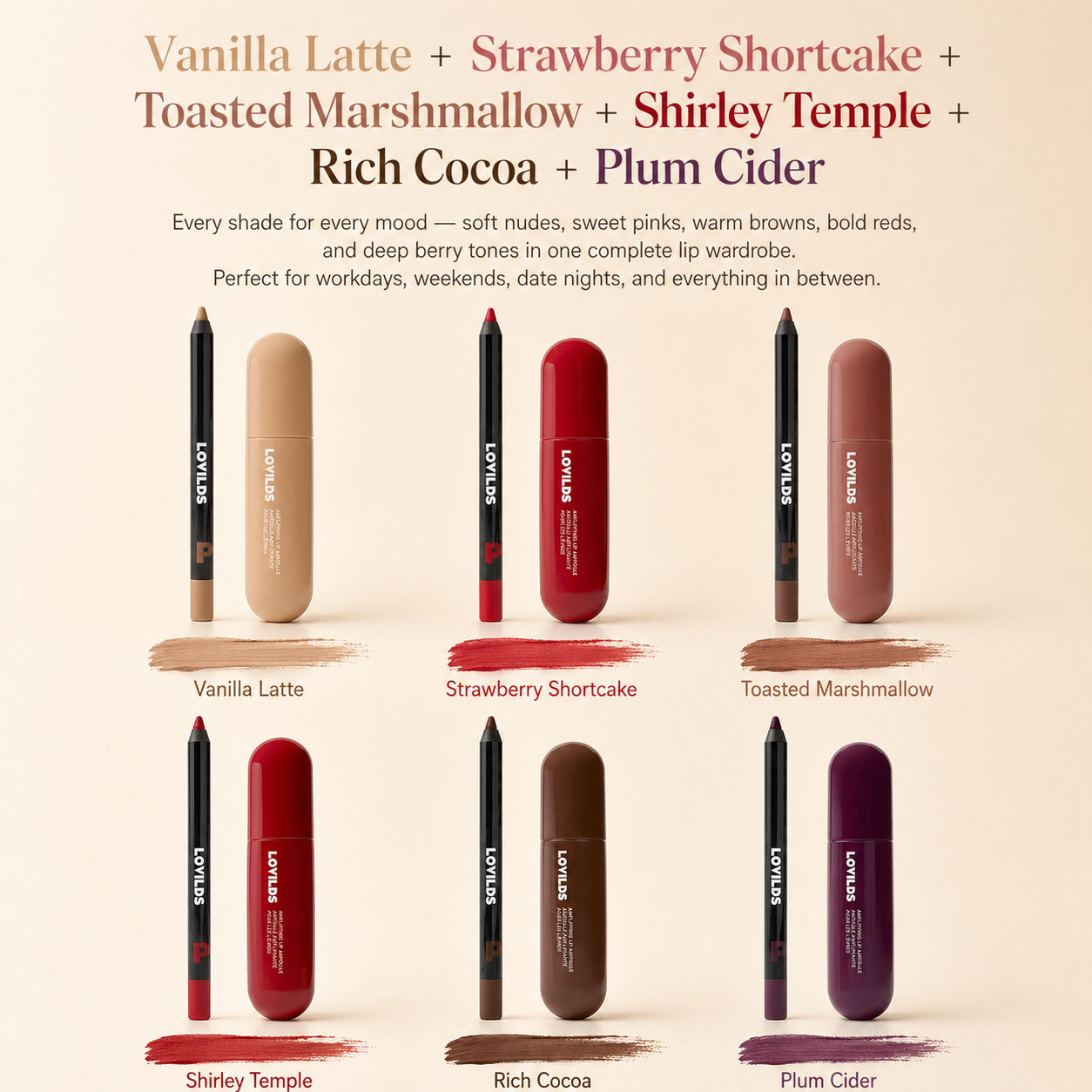 Awaken It Lip Duo Color-Rich Lip Serum + Matching Liner upsell