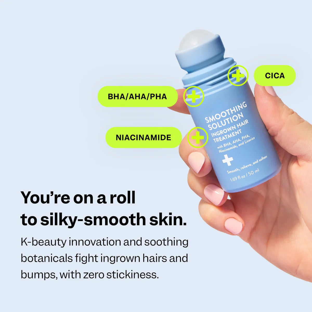 Ingrown Hair Treatment Roll-On - Smooth, Clear Skin Solution upsell