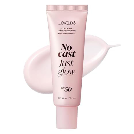 No Cast Just Glow Collagen Sunscreen | SPF 50 Broad Spectrum Face Sunscreen