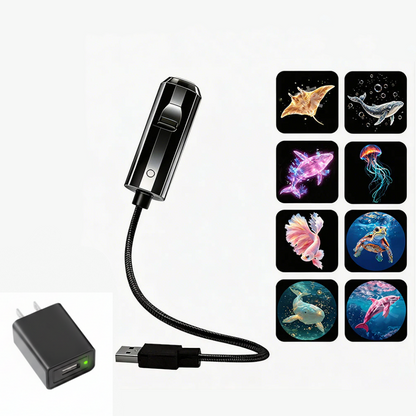 Plug-and-Play HD Galaxy & Ocean Projector Night Light🥳