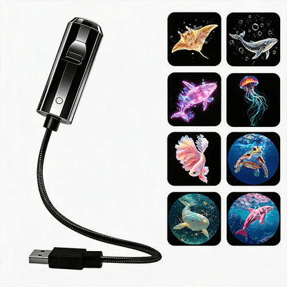 Plug-and-Play HD Galaxy & Ocean Projector Night Light🥳