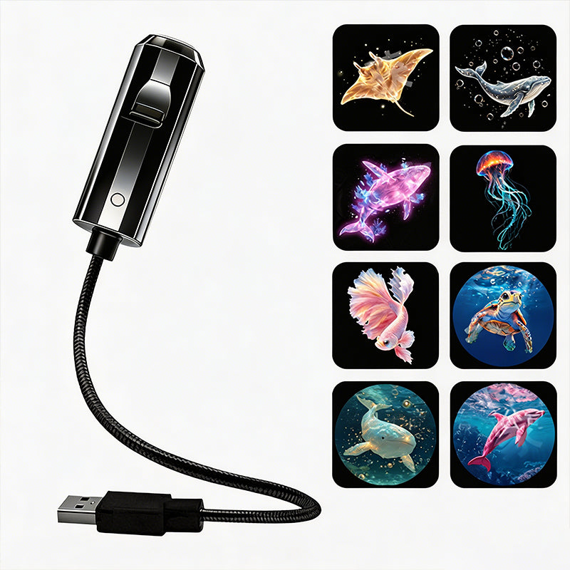 Plug-and-Play HD Galaxy & Ocean Projector Night Light🥳
