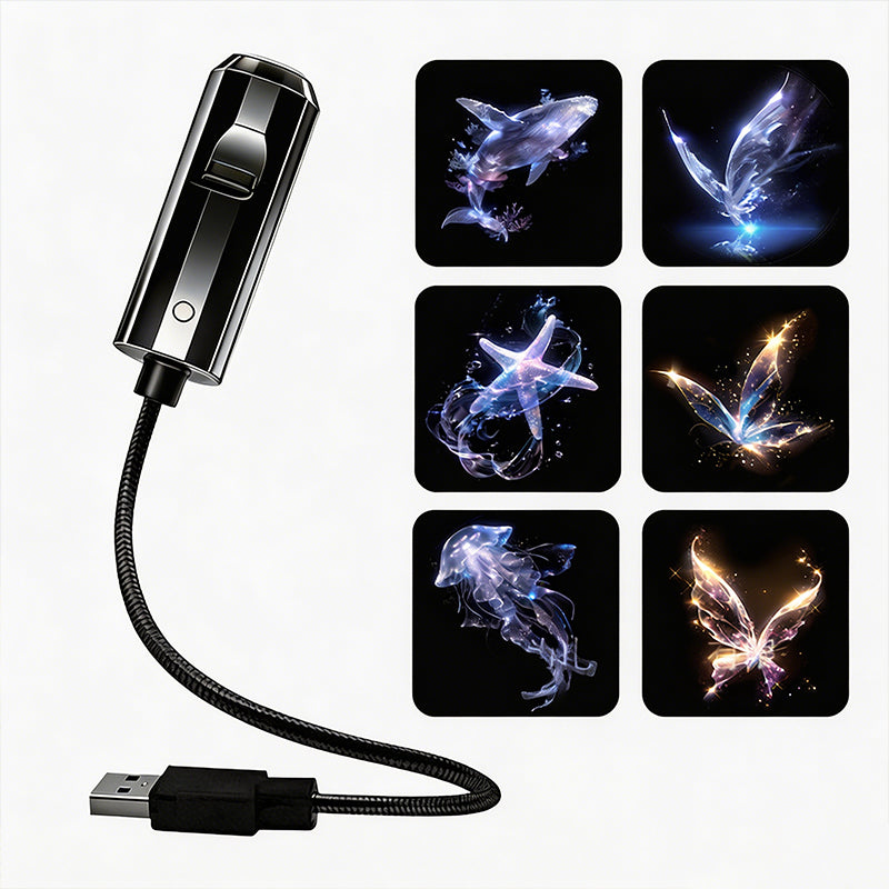 Plug-and-Play HD Galaxy & Ocean Projector Night Light🥳